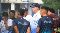 Suasana latihan perdana Persib Bandung untuk persiapan menghadapi BRI Liga 1 2022/2023.