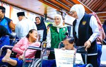 Khofifah Optimistis Bansos Jatim Percepat Entas Kemiskinan di Mojokerto