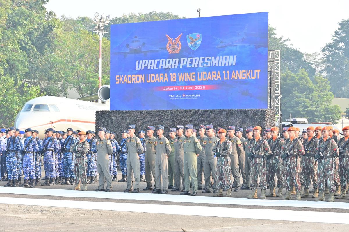 FOTO: Pangkoopsudnas Hadiri Peresmian Skadron Udara 18 di Halim Perdanakusuma
