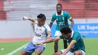Aksi gelandang bertahan PSIM Yogyakarta, Slamet Wijianto dalam laga melawan Nusantara United, Senin (5/9/2022) di Stadion Moch. Soebroto, Magelang, Jawa Tengah (Dok. PSIM Yogyakarta)