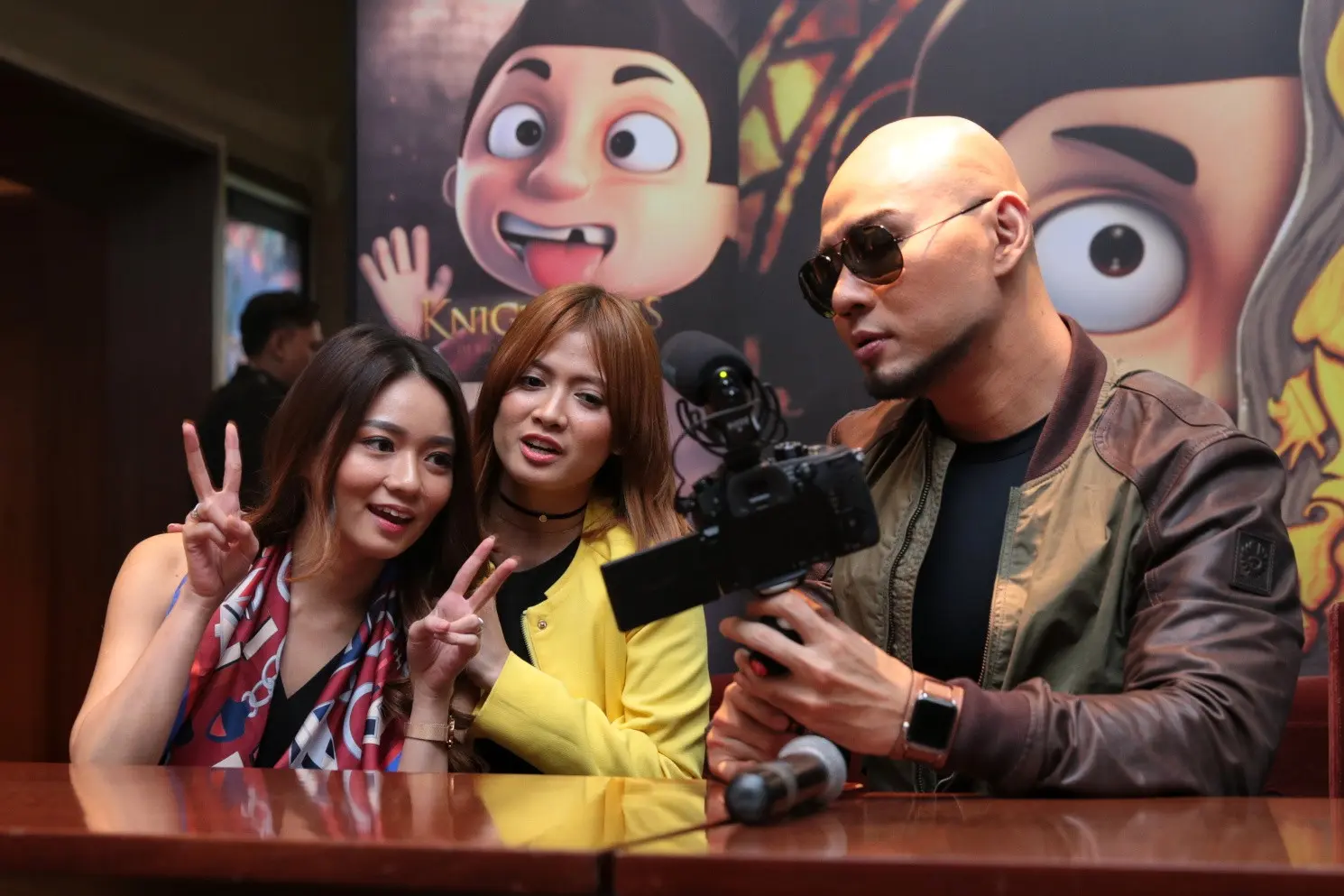 Preskon film Knight Kris (Adrian Putra/bintang.com)