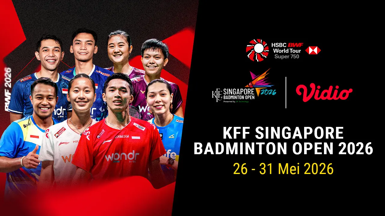 Siaran Langsung BWF KFF Singapore Badminton Open 2026