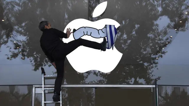 Unjuk Rasa Saat Peluncuran iPhone X di Prancis