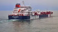 Tanker berbendera Inggris milik firma Swedia, Stena Impero (AP PHOTO)