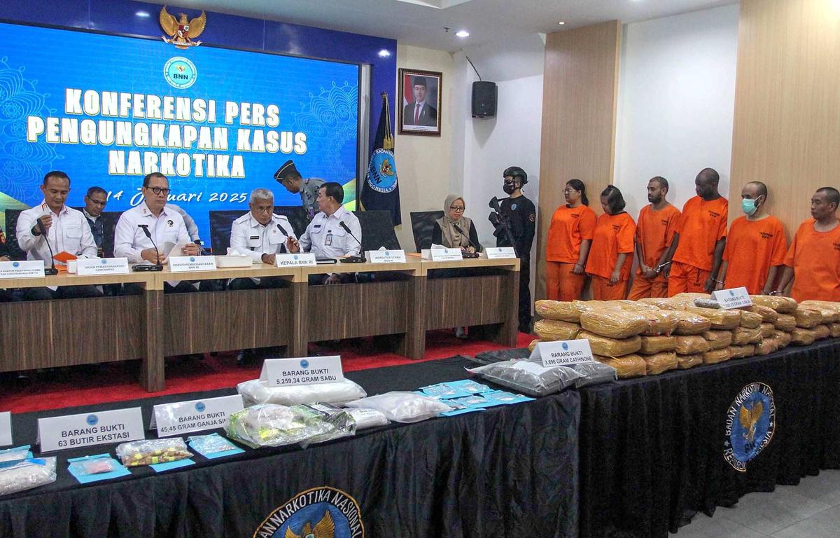 BNN amankan 60,19 kg narkoba dari 11 kasus