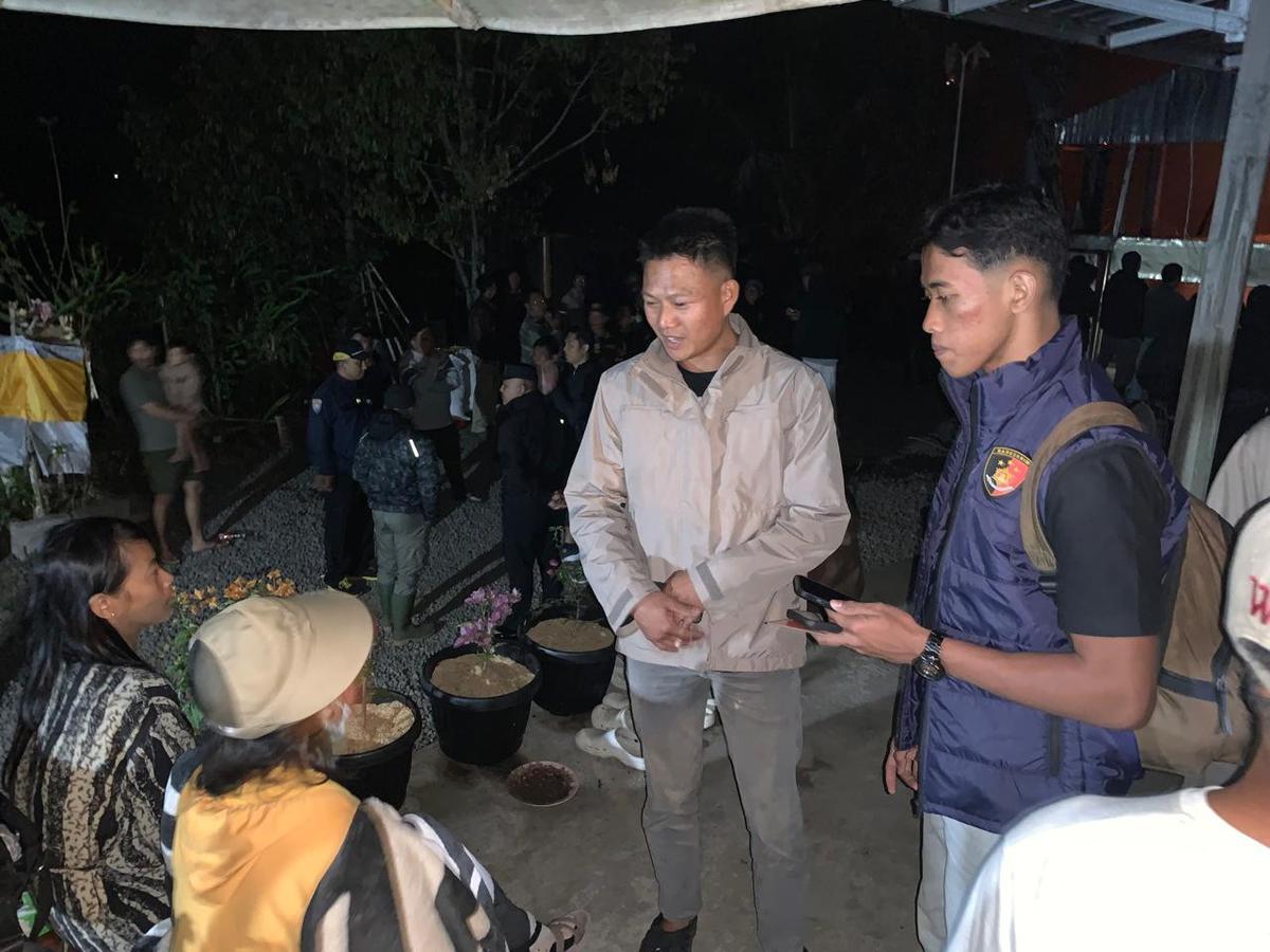Kandang ayam terbakar di Banjar Dinas Tibudalem, Desa Pujungan, Kecamatan Pupuan, Tabanan, (Dokumentasi Polres Tabanan).