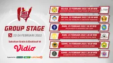 Link Live Streaming IEL University Season 4 Dota 2 Group Stage Pekan Keempat di Vidio, 23 dan 24 Februari 2022. (Sumber : dok. vidio.com)