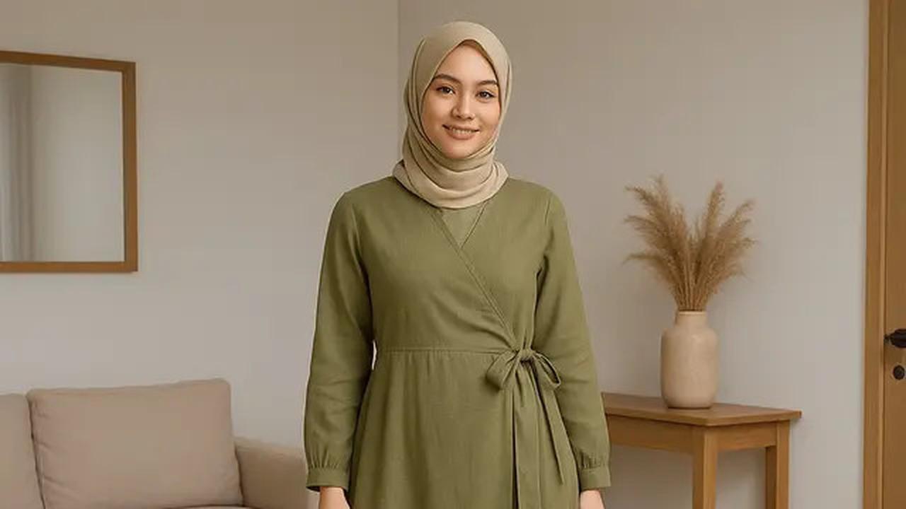 7 Model Gamis Katun Terbaru 2025, Tampil Stylish dan Tetap Nyaman Sepanjang Hari