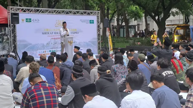 Lebaran atau Idul Fitri di Taiwan bersama Kantor Dagang Ekonomi Indonesia (KDEI) Taipei. (Dok KDEI Taipei).