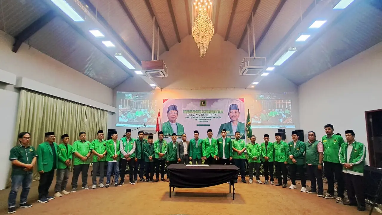 Partai Persatuan Pembangunan (PPP) se-Provinsi Jambi menggelar musyawarah cabang atau muscab secara serentak di Dewan Pimpinan Cabang (DPC), Sabtu (28/3/2026) malam (Istimewa)