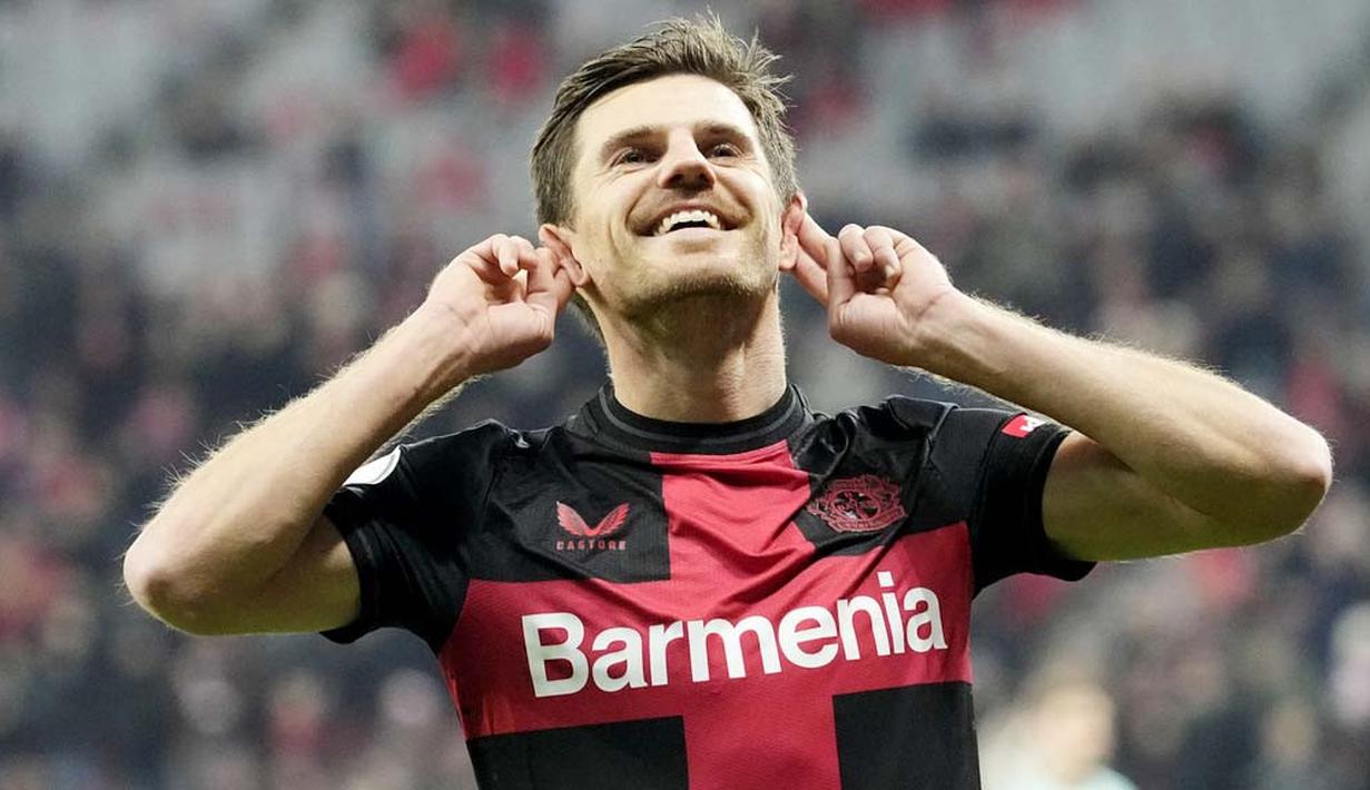 Jonas Hofmann merupakan rekrutan fantastis Leverkusen di musim panas ini. Winger pekerja keras ini telah mencetak lima gol dalam 13 pertandingan pertamanya untuk Bayer. (AP Photo/Martin Meissner)