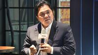 Presiden Inter Milan Erick Thohir dalam sebuah acara di Jakarta (Bay Ismoyo/AFP)