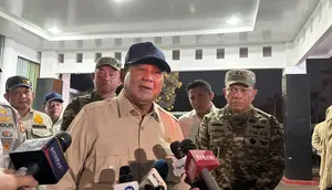 Prabowo: Kita Tindak Pelaku Kebakaran Hutan