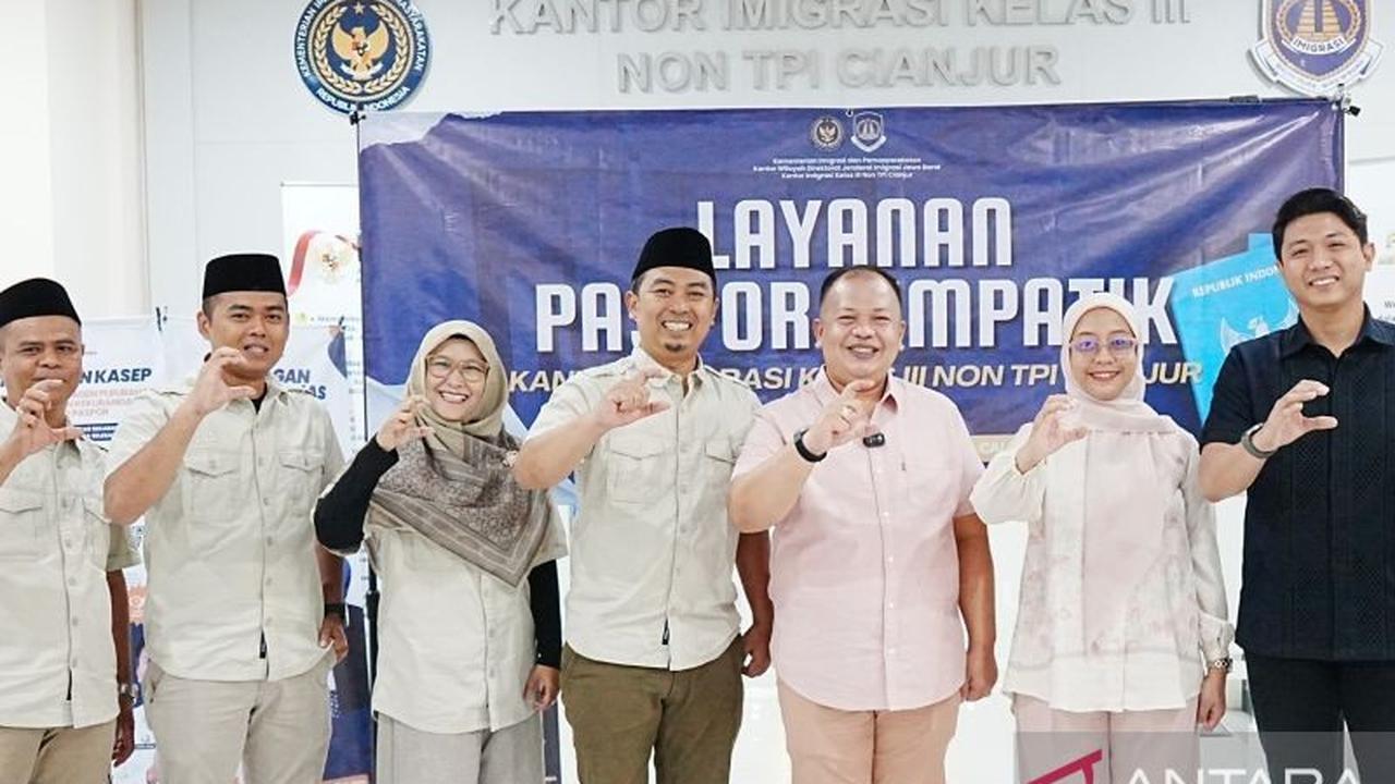Kantor Imigrasi Cianjur Buka Layanan Paspor Haji Cianjur di Akhir Pekan, 700 Paspor CJH 2026 Sudah Terbit!