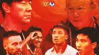 Piala AFF - Timnas Indonesia Vs Vietnam - Duel Pelatih Shin Tae-yong Vs Park Hang-seo (Bola.com/Adreanus Titus)