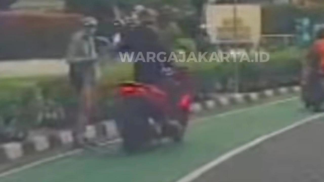 viral bule korban penjambretan di bundaran HI