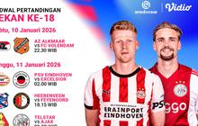 Berikut Jadwal Live Streaming Eredivisie Pekan Ke-18, Eksklusif di Vidio