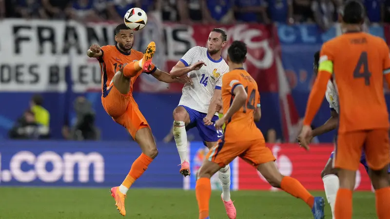 Timnas Belanda Vs Timnas Prancis - Euro 2024