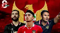 Timnas Indonesia - Jordi Amat, Marselino Ferdinan, Dimas Drajad (Bola.com/Erisa Febri)