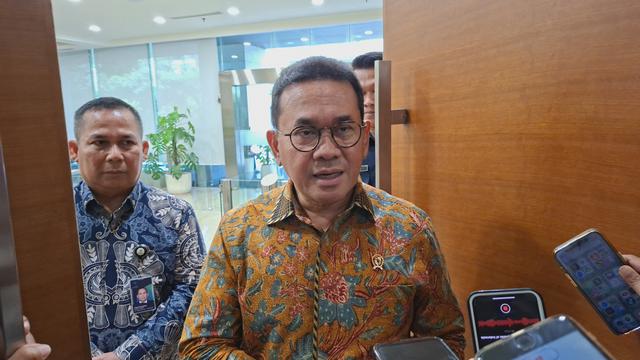 Menteri Perdagangan (Mendag) Budi Santoso di Kantor Kementerian Perdagangan, Jakarta, Kamis (27/11/2025). (Liputan6.com/Arief)