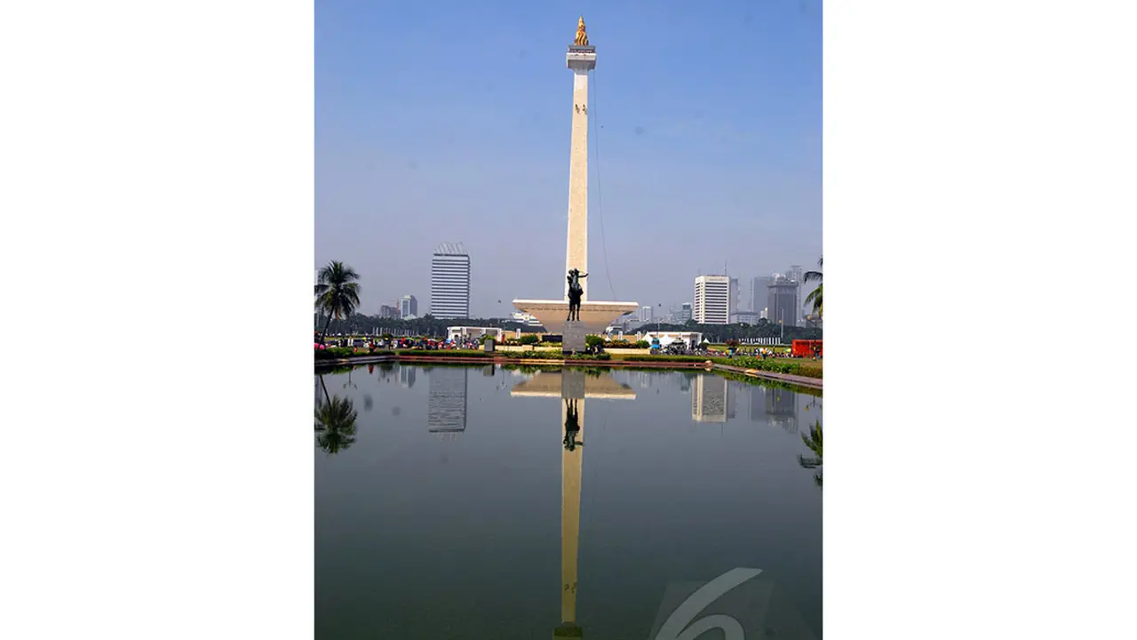 22 Tahun Tak Dibersihkan, Tugu Monas Kembali Kinclong