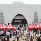 Situasi 1.000 lebih jamaah menghadiri "Seremonial Serah Terima Pengelolaan dan Peresmian Masjid Raya Al Azhar Podomoro Park"