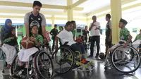 Jelang Asian Para Games, Timnas Basket Kursi Roda Berbagi Semangat di YPAC Solo