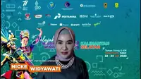 Direktur Utama Pertamina, Nicke Widyawati dalam sambutan puncak acara Gernas BBI 2022 Kalsel yang disampaikan secara daring, Jumat (22/7).