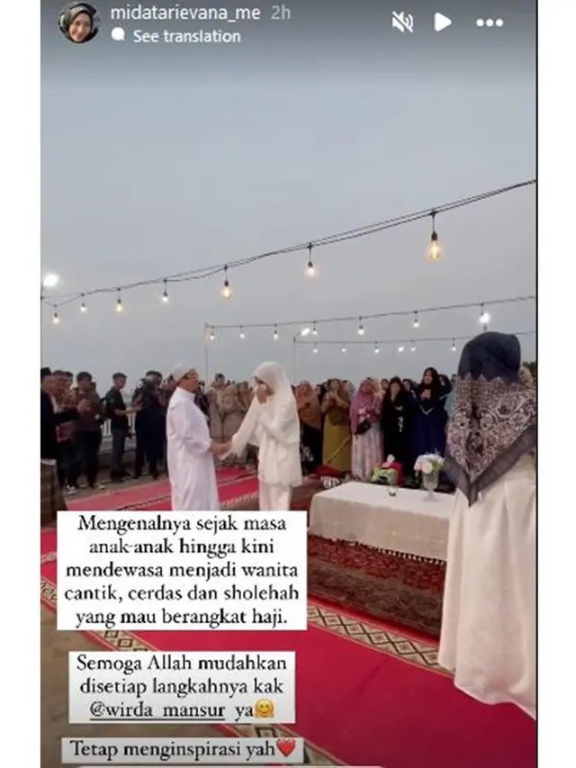 6 Potret Pengajian Wirda Mansur Anak Yusuf Mansur Jelang Tunaikan Haji, Penuh Haru