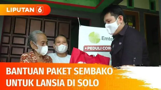 YPP SCTV-Indosiar dan Bukalapak kolaborasi salurkan bantuan 500 paket sembako untuk lansia dan warga yang terdampak Covid-19 di wilayah Solo Raya.
