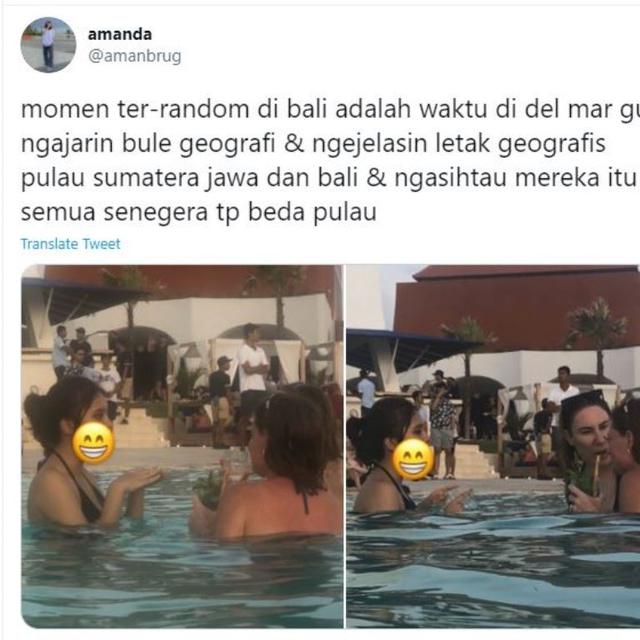 Cerita Wanita tentang Turis Asing yang Tak Tahu Bali dan Sumatera 1 Negara