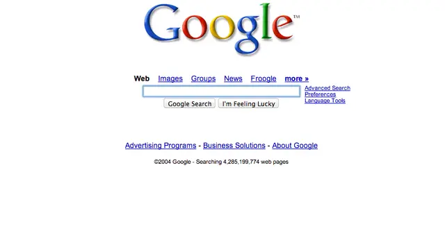 Napak Tilas Perubahan Laman Google Search dari Waktu ke Waktu