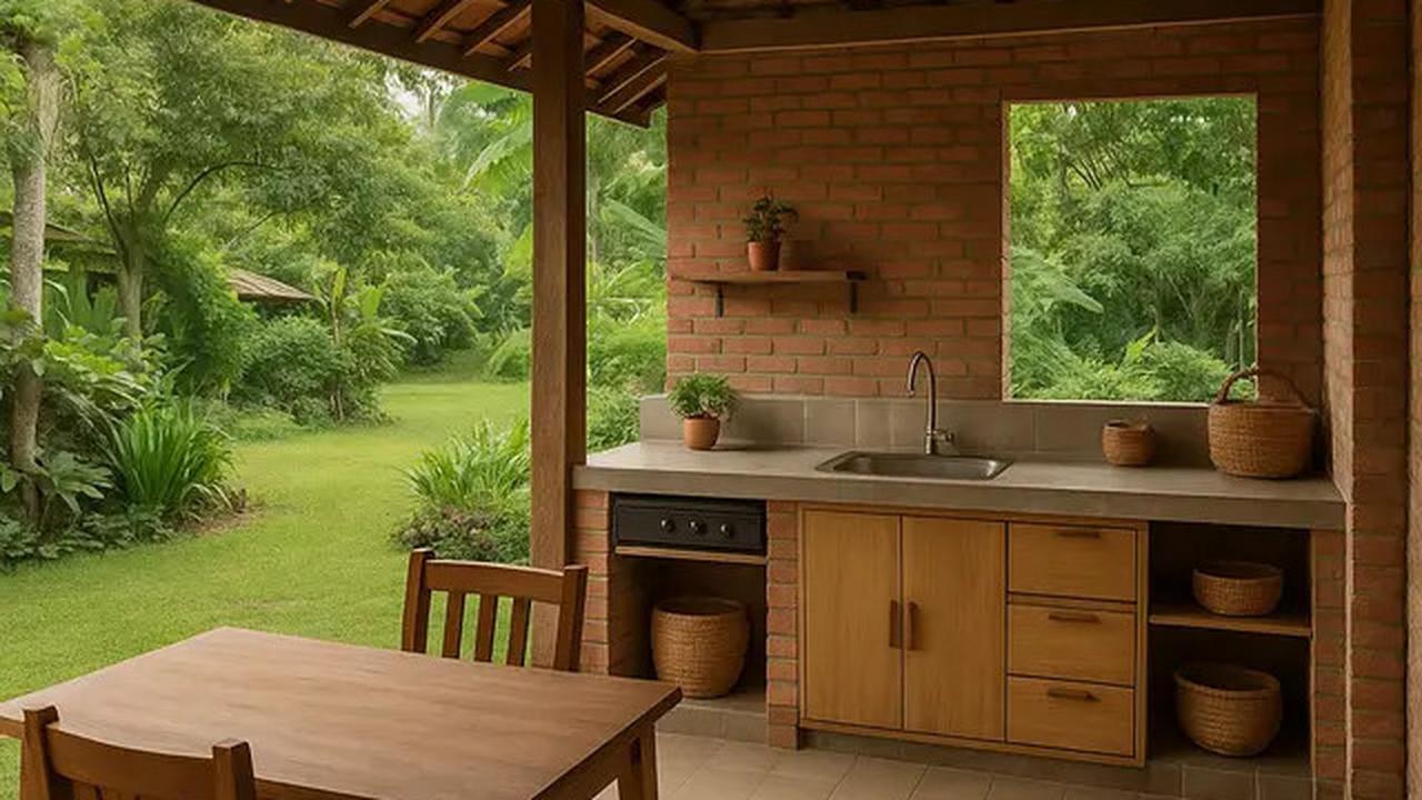 7 Model Dapur Belakang Rumah di Kampung yang Sederhana Tapi Elegan