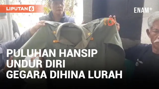 Linmas di Kota Banjar Ramai-ramai Undur Diri gegara Merasa Dihina Lurah