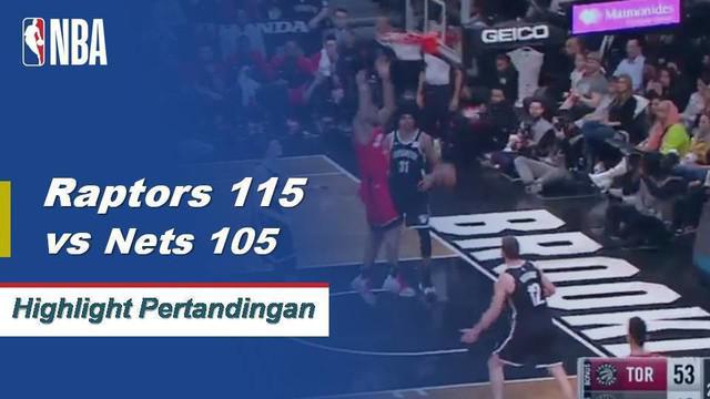 Paskal Siakam dan Kawhi Leonard bergabung dengan 54 poin saat Raptors mengalahkan Nets 115-105.