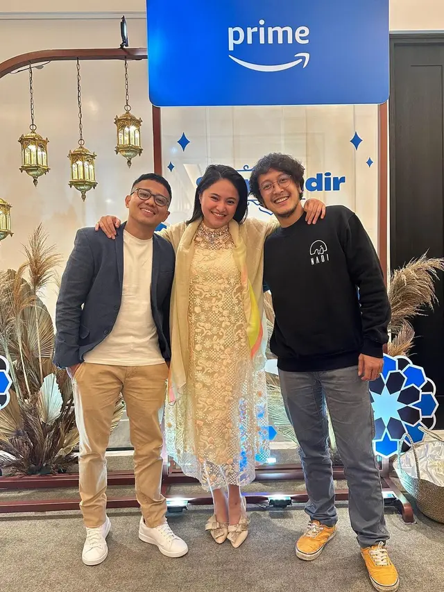 Muhadkly Acho, Marshanda, dan Dimas Anggara. (Foto: Instagram/marshanda99)