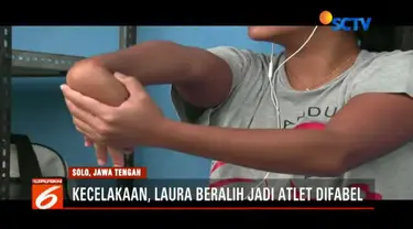 Atlet renang difabel Laura Aurelia Dinda Sekar Devanti akan menjadi salah satu andalan tuan rumah Indonesia di ajang Asian Para Games 2018.