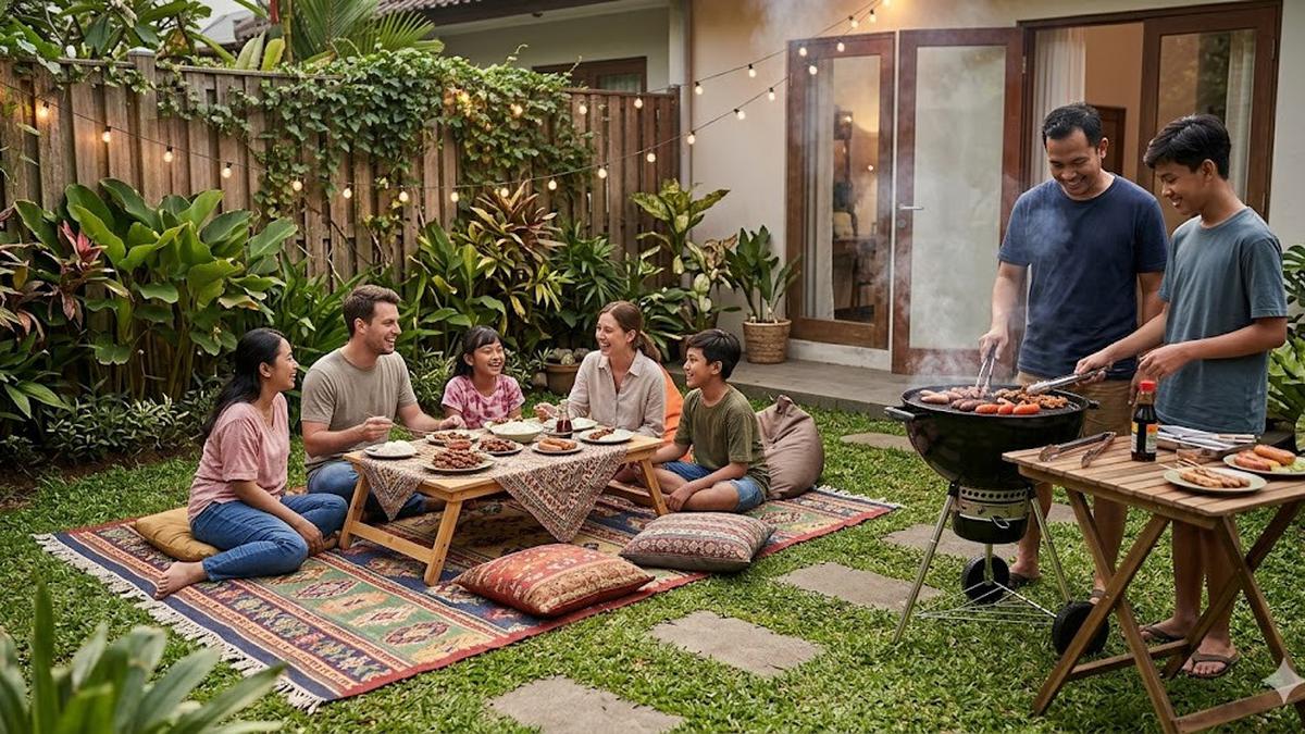 8 Ide Belakang Rumah untuk Area BBQ Tanpa Renovasi Besar, Praktis dan Hemat Budget