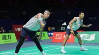 Ganda putra Indonesia Fajar Alfian/Muhammad Rian Ardianto akan menghadapi Aaron Chia/Soh Wooi Yik dari Malaysia di perempat final Badminton Asia Championships 2025, Jumat (11/4). Fajar/Rian akan bertemu mantan pelatihnya Herry Iman Pierngadi atau Herry IP. (foto: PBSI)