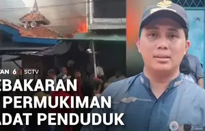 Dua Permukiman Padat di Jakarta Barat Terbakar