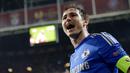 Frank Lampard - Legenda Chelsea ini juga mempunyai catatan penampilan terbanyak di Liga Inggris yakni 609 laga. Catatan itu didapat saat Lampard saat memperkuat tiga klub Liga Inggris, West Ham United, Chelsea dan Manchester City. (Foto:AFP/Adrian Dennis)