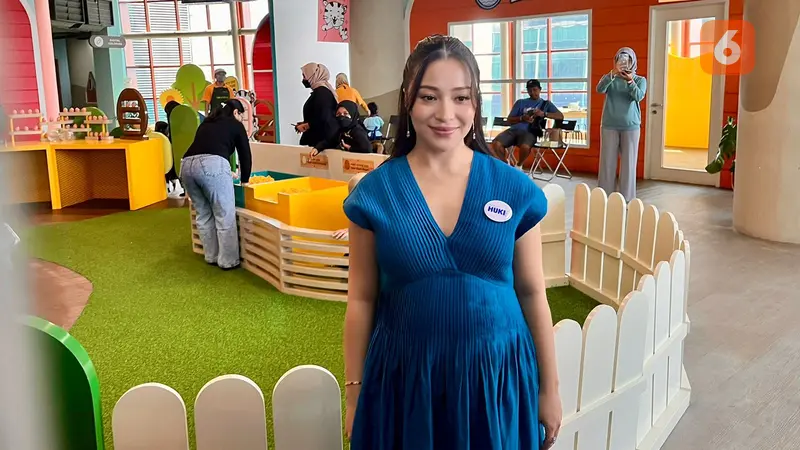 Nikita Willy saat ditemui di acara "Playdate with Nikita and Issa" di sebuah playground di Jakarta Selatan