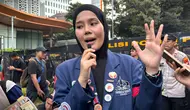 Zahra, Ketua BEM FH Trisakti yang Sampaikan 3 Tuntutan di Patung Kuda