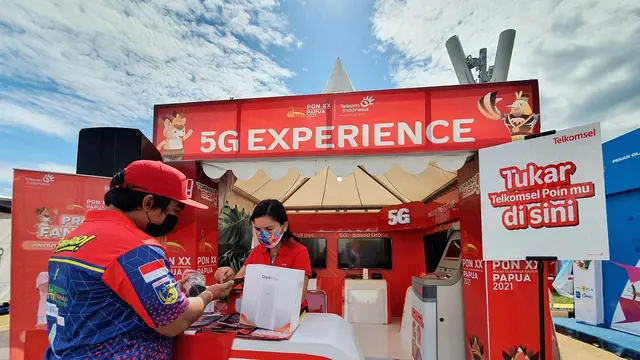 Telkomsel menghadirkan pengalaman akses jaringan 5G di Papua