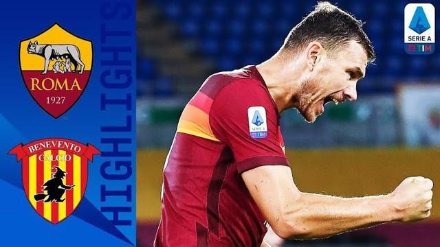 Berita video gol-gol yang tercipta pada laga pekan keempat Liga Italia 2020/2021 antara AS Roma melawan Benevento yang berakhir dengan skor 5-2, Senin (19/10/2020) dinihari WIB.