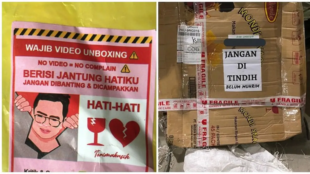 10 Tulisan Imbauan di Paket Ini Kocak Sekaligus Bikin Geleng Kepala