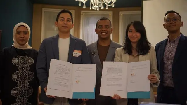 Penandatanganan MoU antara Future Lestari dan Simple Planet, menandai awal kolaborasi strategis dalam meningkatkan bioteknologi pangan di Indonesia (Istimewa)