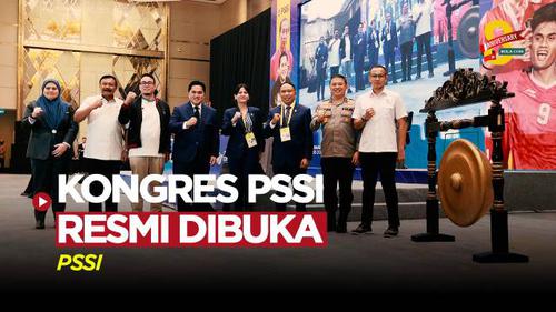 VIDEO: Resmi Dibuka, Erick Thohir Sampaikan Agenda Kongres PSSI