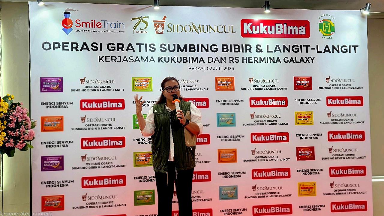 Senyum Baru untuk Anak Indonesia, Kepedulian Kuku Bima dan Tolak Angin Sido Muncul Hadir lewat Operasi Sumbing Bibir Gratis di Bekasi