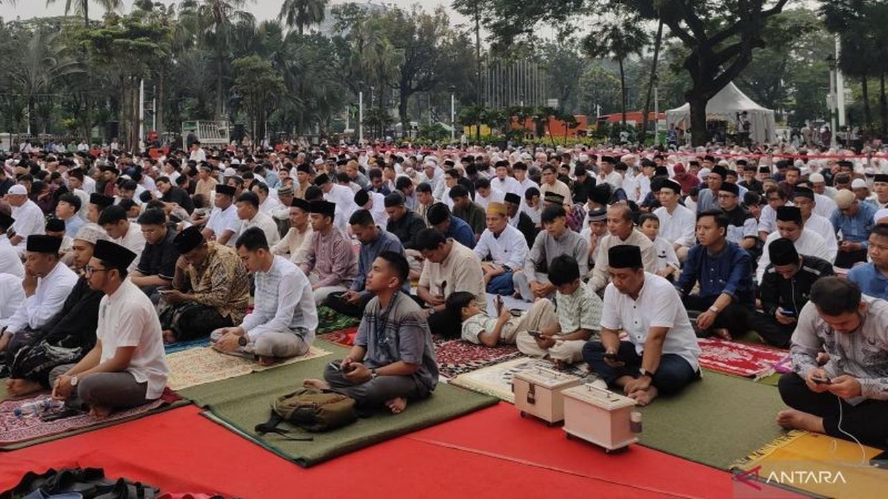 Ma'ruf Amin Jadi Khatib Shalat Idul Fitri di Balai Kota DKI, Dihadiri Pejabat Tinggi